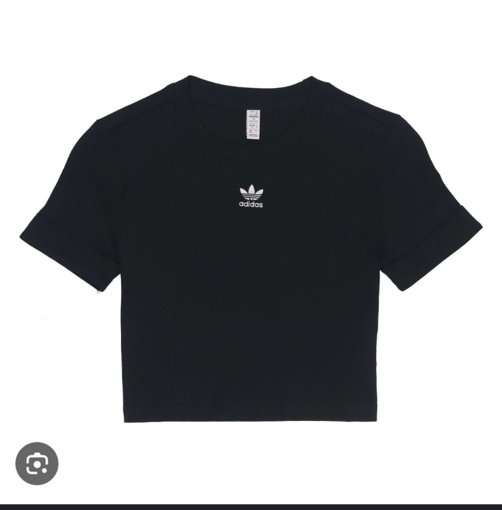 Adidas Black Adicolor Crop Top
